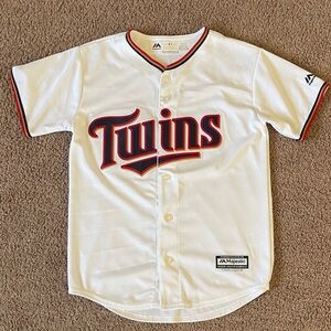 Majestic Kids Minnesota Twins White Replica Jersey
